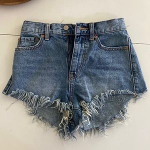 Urban Outfitters BDG High-Rise Cheeky Jean Shorts - Size 24
